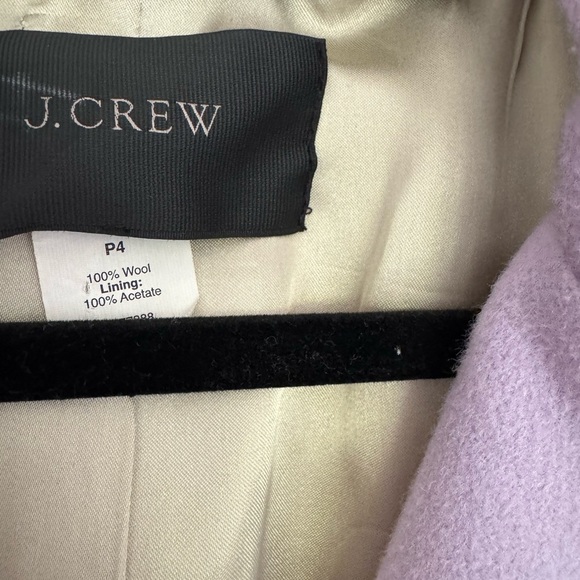 J CREW women’s 100% wool double breasted peacoat jacket size 4P - Picture 4 of 4